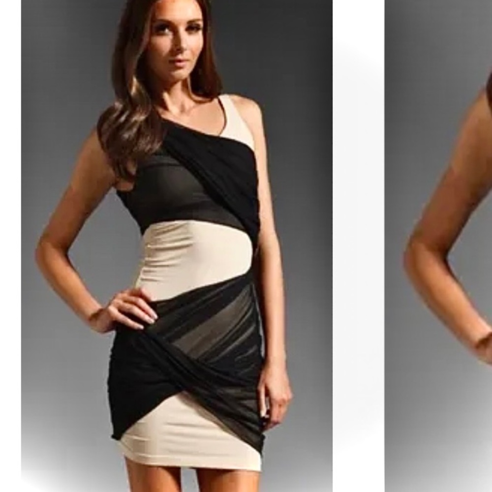 ALICE & OLIVIA | 0 / XS | Shelly Criss Cross Sleeveless Zip Goddess Wrap Dress